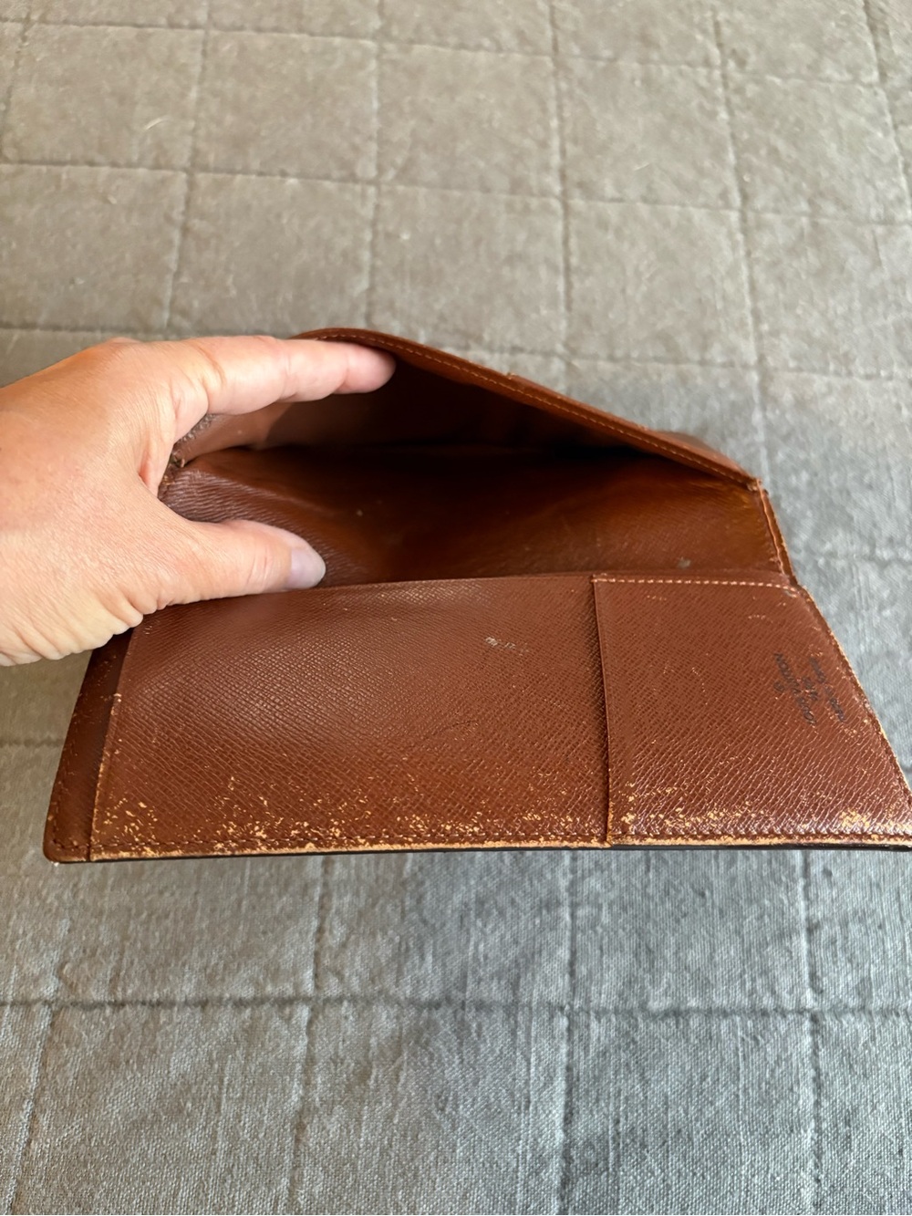 VINTAGE AUTHENTIC Louis Vuitton Porte Valeurs Cartes Crédit long monogram wallet - Picture 14 of 16